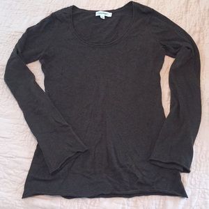 Calvin Klein classic scoop neck chocolate sweater